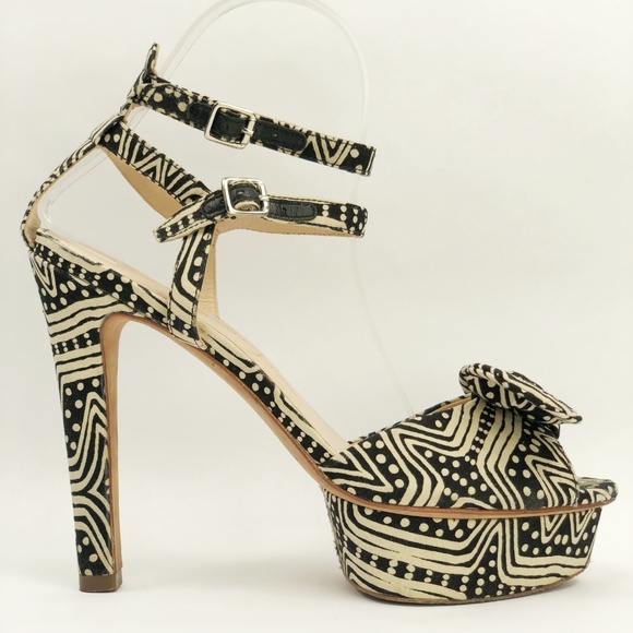 Loeffler Randall Dahlia Platform Peep Toe Sandal 9 - Picture 2 of 8
